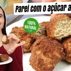 Parei com o açúcar depois que descobri este bolinho de chuva saudável! Fácil, é saudável fazer assim