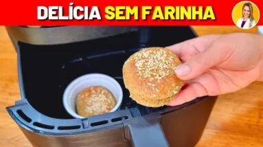 Substitua o Pão na AIR FRYER - SEM FARINHA e RICO EM PROTEÍNA - Fácil, Rápido, Delicioso e Saudável!