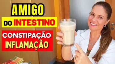 Café da manhã Amigo de INTESTINO - SEM LEITE, + CÁLCIO E FIBRAS (Constipação, Inflamação,...)