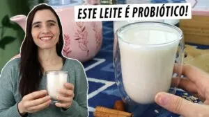 Este leite PROBIÓTICO funciona como iogurte! Beba todas as manhãs! Rico em lactobacilos!
