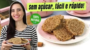 Parei com o açúcar com este lanche fácil! Só 2 ingredientes, é naturalmente saudável pra você!