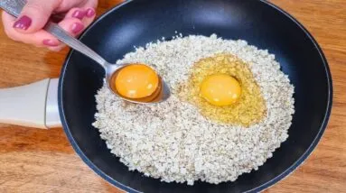 Misture os OVOS com AVEIA! Esta receita é tão deliciosa que FAÇO SEMPRE!