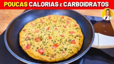 Almoço Incrível com POUCAS CALORIAS E CARBOIDRATOS, Sem Farinha, BARATO, RÁPIDO e SAUDÁVEL