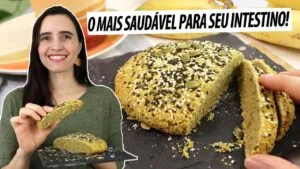 Descobri o melhor pão para seu intestino! Ele é prebiótico, sem glúten e é fácil para o lanche!