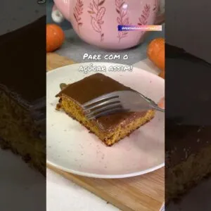 Parei com o açúcar assim! A receita é tão deliciosa e fácil!