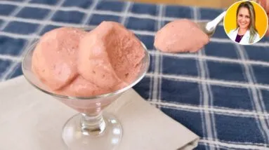 SORVETE DO DIABÉTICO de 3 INGREDIENTES - Low Carb, ANTI-INFLAMATÓRIO e Rápido (Sem Açúcar e Gordura)