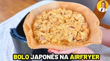 BOLO de Maçã JAPONÊS na AIR FRYER - Sem Glúten e Sem Açúcar - É INCRÍVEL!