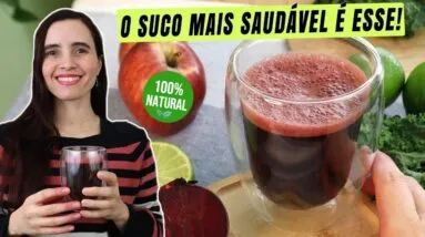 O suco mais saudável para seu intestino! Ant-inflamatório, prebiótico, adeus constipação!