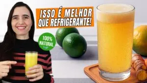 Nunca mais comprei refrigerante depois desse! 😱 Saudável e fácil de fazer em casa!