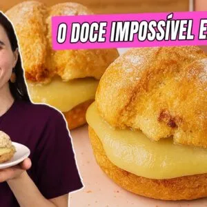 Parece impossível, mas esse SONHO é sem açúcar, sem glúten e sem lactose! 🤯 Lanche fácil e saudável
