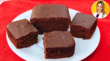 Só 2 MIN! Pão de Mel com POUCAS CALORIAS - SEM TRIGO, AÇÚCAR E LEITE - Fácil e Saudável