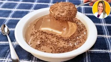 MOUSSE de 3 INGREDIENTES - Sem Leite Condensado, Creme de Leite e Ovo! Saudável e Cremosa