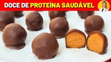 Sem Açúcar! Doces de Proteína Saudáveis em 5 Minutos! Sobremesa Saudável!