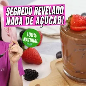 NUNCA MAIS COMI OUTRO! Pudim de chocolate cremoso sem açúcar com ingrediente secreto 🤫🍫