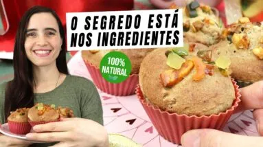 Ninguém acredita que ISSO é um panetone natural! 😱 Mais saudável, sem glúten e delicioso!