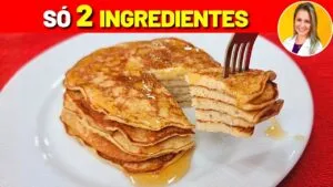 Só 5 MIN e 2 Ingredientes - SEM FARINHA, AÇÚCAR E LEITE - Incrível, Natural e Deliciosa