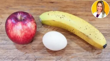Tem Ovo, Banana e Maçã em Casa? Faça esse BOLO SEM AÇÚCAR e FARINHA -  Muito Gostoso e Saudável