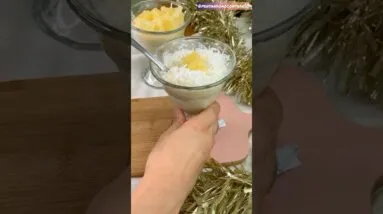 Descoberta Natalina…ninguém acredita como é fácil! SEM AÇÚCAR E SÓ 2 INGREDIENTES!