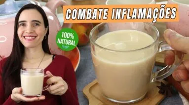 Descobri a bebida indiana que combate inflamações naturalmente 🌿 E é fácil de fazer!