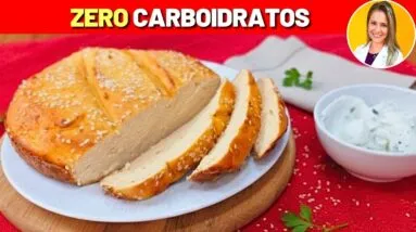 PÃO ZERO CARBOIDRATOS! Pode Congelar! RICO EM PROTEÍNAS, Fácil e Delicioso