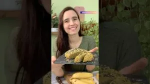 Parece pão…mas é só banana e aveia! 😱 Não acreditei quando fiz!