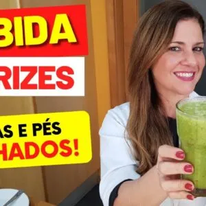 Bebida para PERNAS PESADAS, PÉS INCHADOS e VARIZES - Fácil e Gostosa