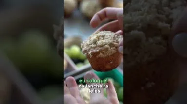 Coloque esses Muffins na lancheira dos seus filhos! Eles vão amar! 😍 #maternidade #receitas