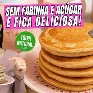 🌱 Comece o dia assim! Panqueca VEGANA fácil que nutre, sacia e é feita em 5 minutos!