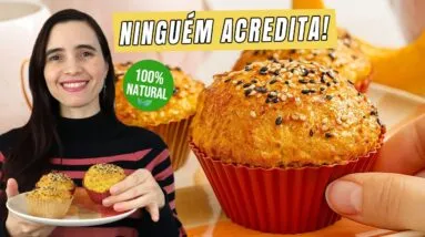 🍊 Juntei abóbora com aveia e o resultado me surpreendeu! Ninguém acredita que é tão saudável e fácil