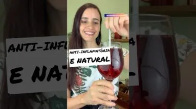 Descobri uma água vermelha com ação anti-inflamatória e natural. Tão fácil! 🌿🎉