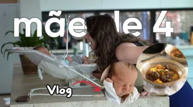 UM DIA NA MINHA VIDA DE MÃE DE 4 | Receitas para família