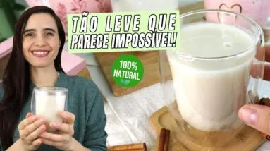 O leite vegetal mais natural que já fiz — o segredo vai te surpreender ✨
