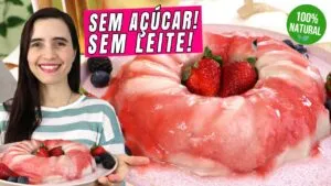 Parece flan… mas é 100% natural! Ninguém acredita que é vegano e sem açúcar 😱