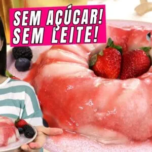 Parece flan… mas é 100% natural! Ninguém acredita que é vegano e sem açúcar 😱