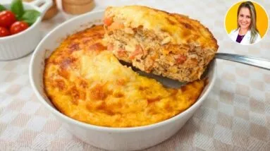 Jantar Incrível RICO EM PROTEÍNAS, quase SEM CARBOIDRATOS! Sem Farinha, Barato e Rápido (Low Carb)