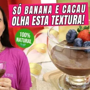 Ninguém acredita! 😱 Esse pudim de chocolate virou a estrela da ceia — e é 100% saudável!