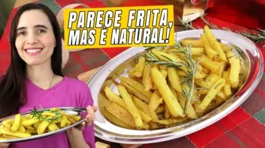 Sem fritura, sem exageros…! A melhor receita de batata que você já viu! 🌿