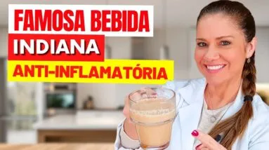 Famosa Bebida ANTI-INFLAMATÓRIA Indiana que Você Pode Fazer em Casa! 100% Natural