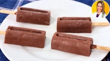 Sorvete Cremoso SEM AÇÚCAR, GORDURA, LEITE CONDENSADO ou CREME DE LEITE - Fácil e Delicioso