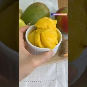 Sorvete EM MINUTOS! Pura fruta, sem açúcar! Ninguém acredita! 😱🌱🥭