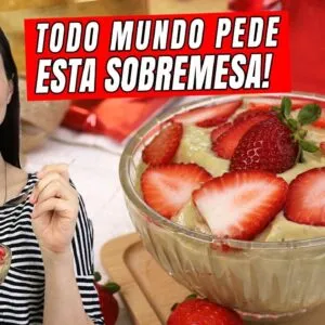 Faz tanto sucesso na ceia que faço todo ano! Você não acredita que é só abacate!