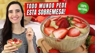 Faz tanto sucesso na ceia que faço todo ano! Você não acredita que é só abacate!