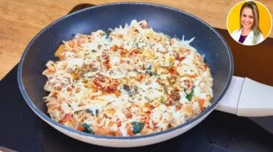 Jantar RICO EM PROTEÍNA, BAIXO EM CARBOIDRATOS e POUCAS CALORIAS! Fácil, Rápido e Gostoso