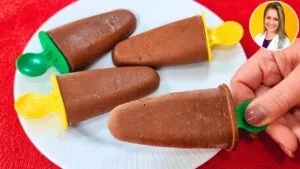 Picolé com só 3 INGREDIENTES! LEVE e Delicioso - SEM AÇÚCAR E LEITE! Fácil e Saudável