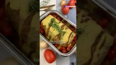 Ninguém acredita que esse assado de Natal é vegano 😳! VICIANTE E DELICIOSO!