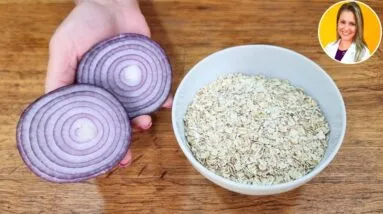 SUBSTITUA O PÃO! Misture AVEIA E CEBOLA e vai VICIAR nessa DELÍCIA! Fácil, Rápido e Saudável