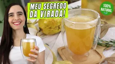 Toda virada eu bebo isso e começo o ano bem! Essa bebida saudável vai te surpreender!