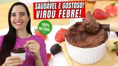 O creme de chocolate que virou obsessão aqui em casa! ZERO açúcar, integral, vegano!