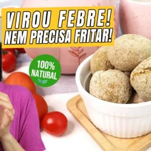 Pare de fritar agora! Esse bolinho saudável viciou aqui em casa! Pronto em minutos, zero óleo!