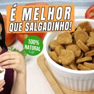 Ninguém acredita neste salgadinho saudável! Faça em minutos! 🔥 Crocante, ZERO ÓLEO 😱 !